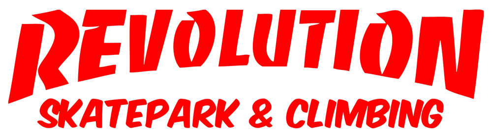 Logo for Revolution Skatepark & Climbing Centre