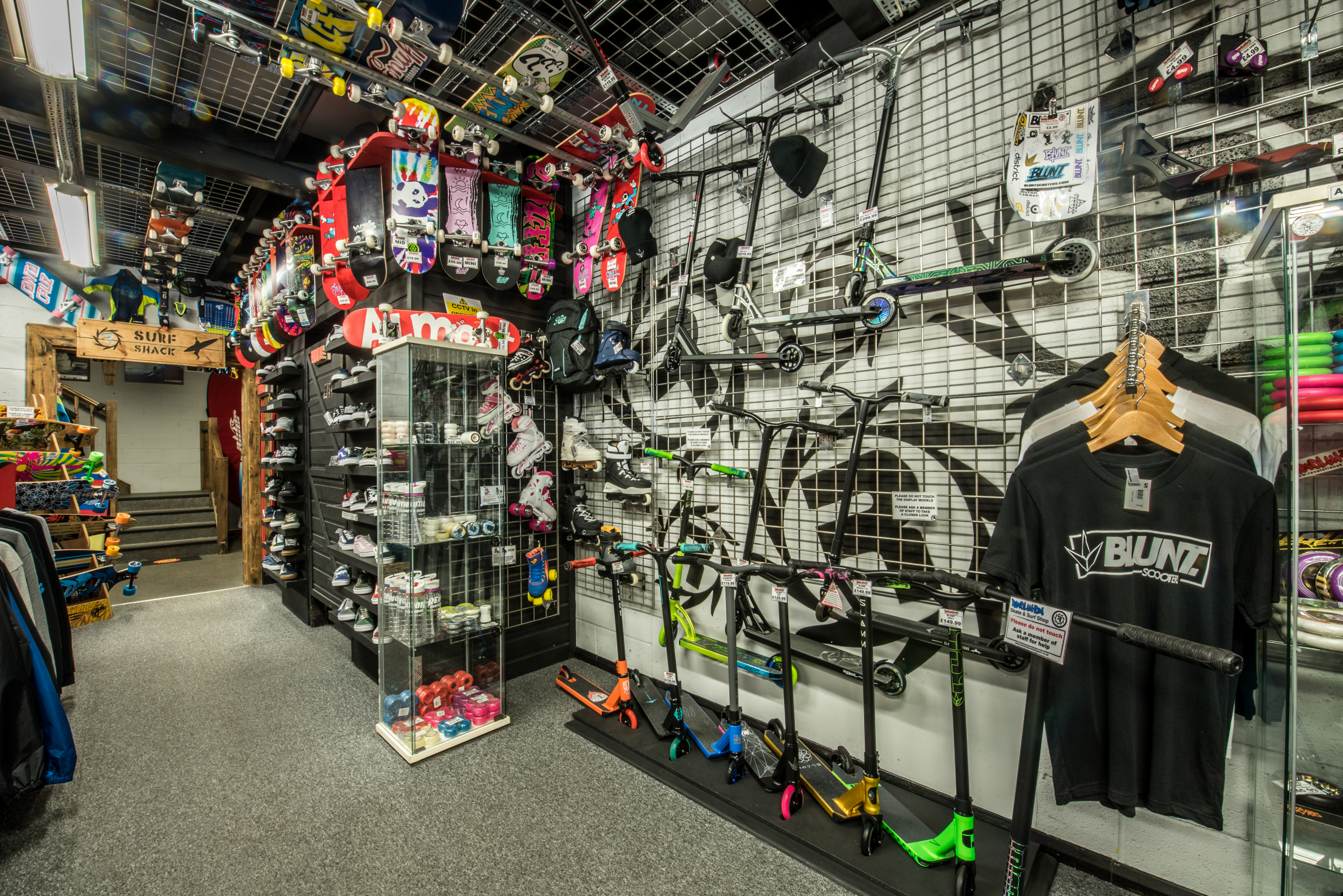 Shop instore and - Revolution Skatepark and Climbing Centre